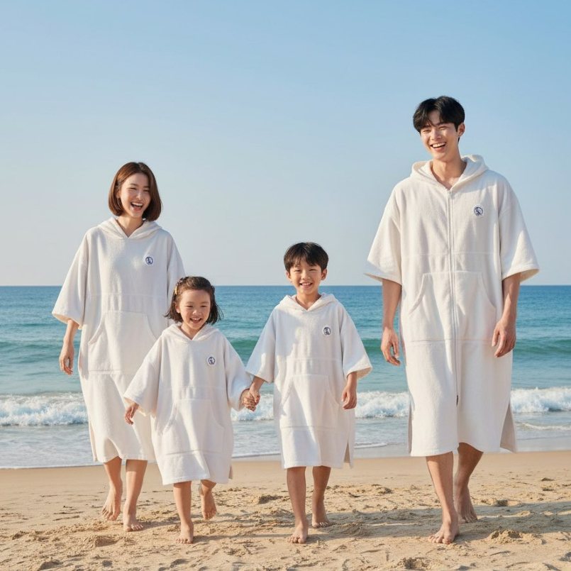 맞소잉X허심청 판초타월
