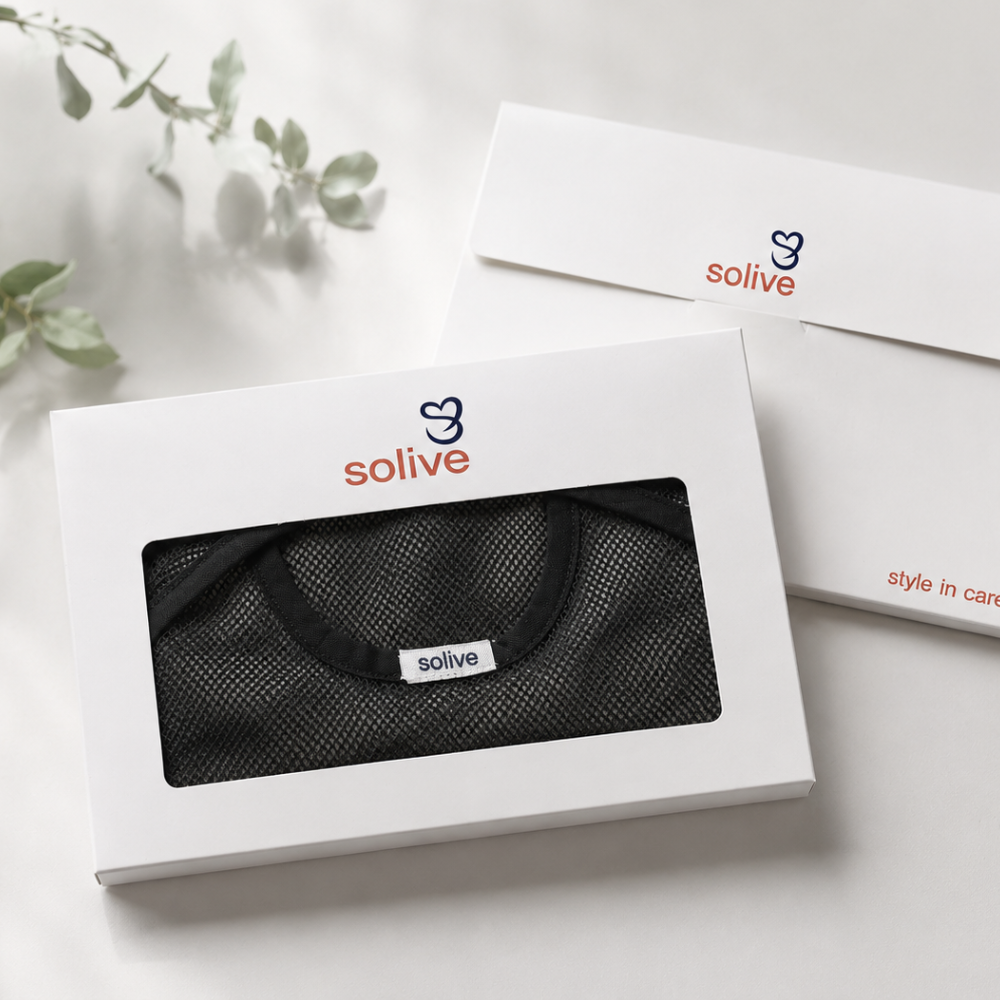 Solive 솔리브 장루 메쉬 주머니 커버