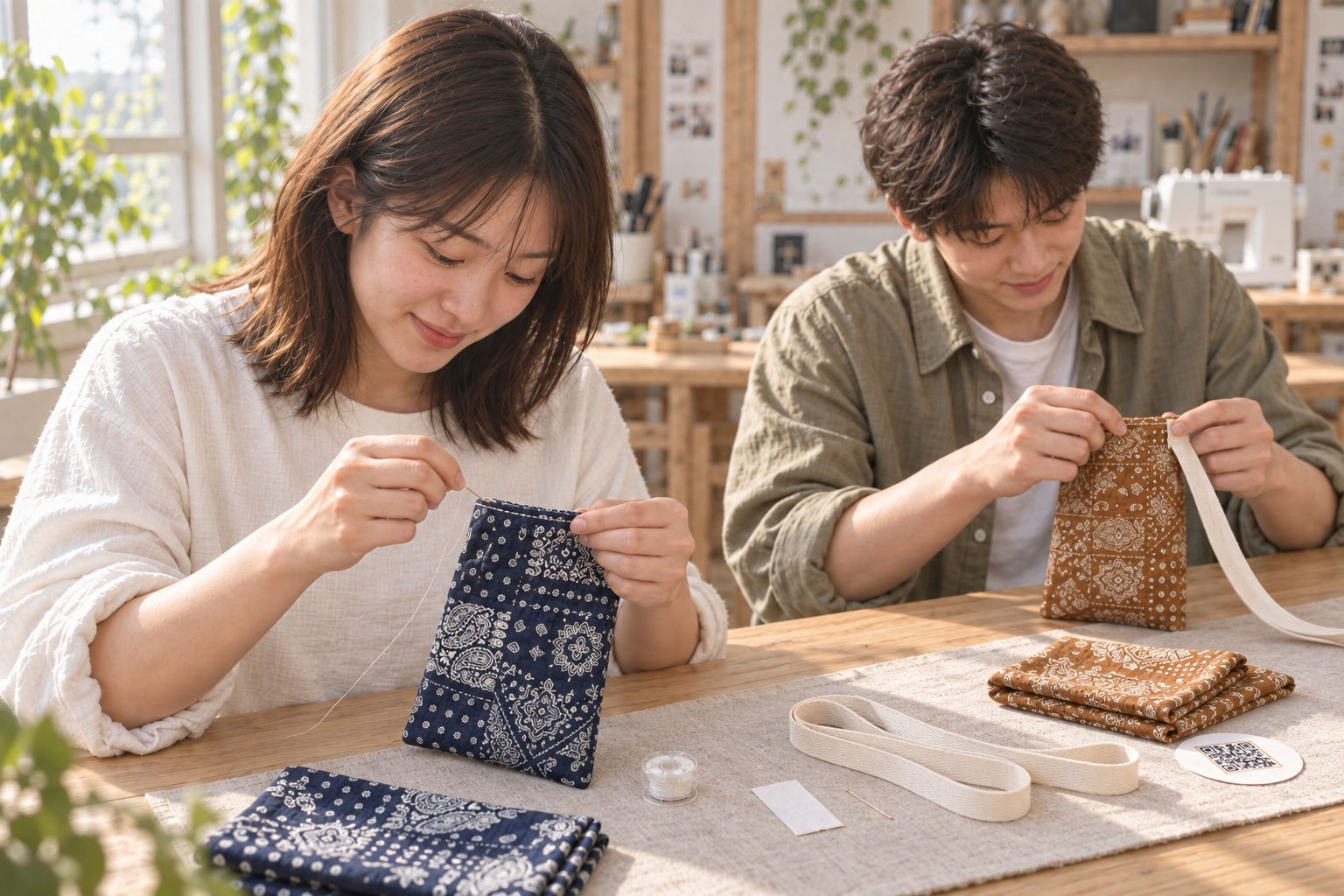 Solive 페이즐리 카테터 주머니 diy